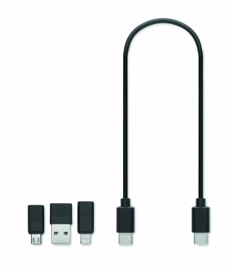 Logo trade corporate gifts image of: 3 in 1 cable set